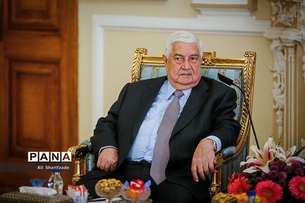 دیدار وزیر امورخارجه سوریه با علی لاریجانی