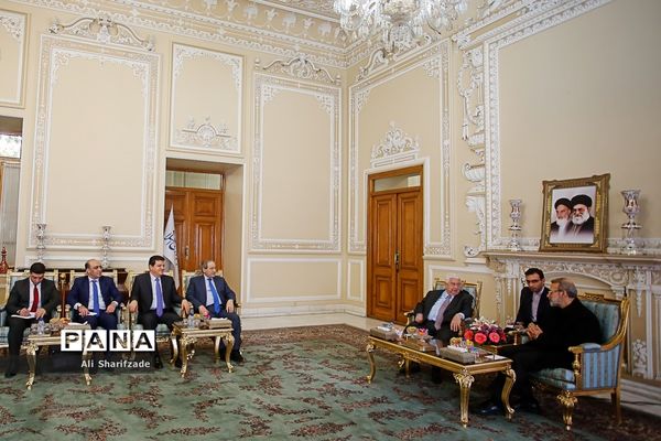 دیدار وزیر امورخارجه سوریه با علی لاریجانی