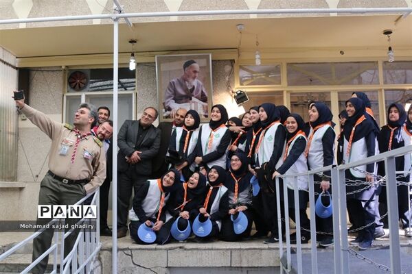 حضور پیشتازان فاطمی در حسینیه جماران در ایام مبارک دهه فجر