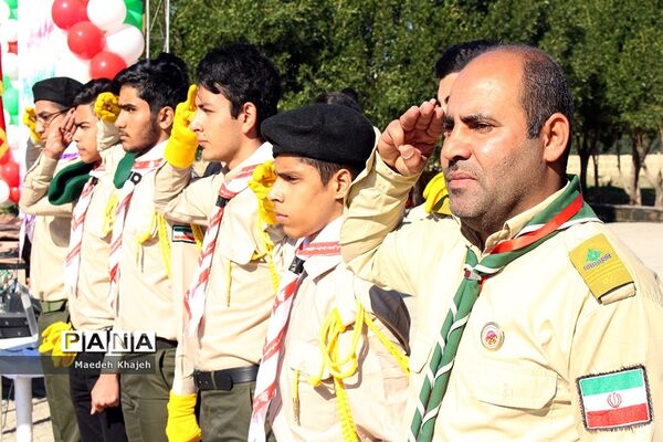 همایش ۷۰۰نفری یاوران انقلاب سازمان دانش‌آموزی ناحیه ۴ اهواز