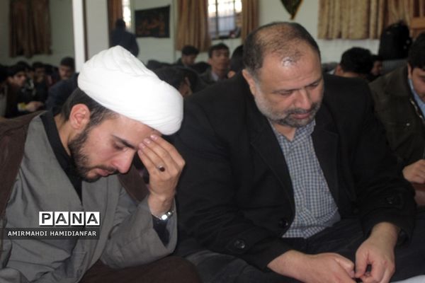 برگزاری مراسم عزاداری هنرجویان هنرستان خلیج فارس به‌مناسبت شهادت حضرت زهرا (س)