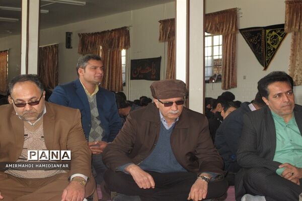 برگزاری مراسم عزاداری هنرجویان هنرستان خلیج فارس به‌مناسبت شهادت حضرت زهرا (س)