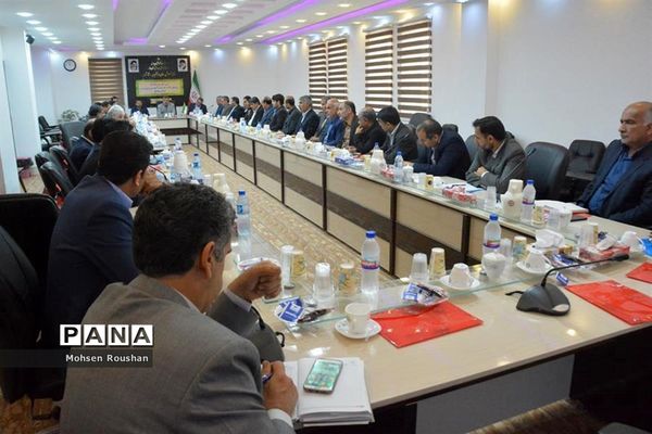 آیین تکریم و معارفه روسای اداره حراست آموزش و پرورش استان بوشهر