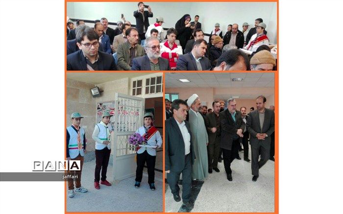 آئین افتتاح  پروژه آموزشگاه رضوان شهر گرمه برگزار شد