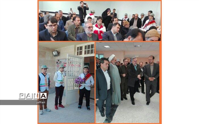 آئین افتتاح  پروژه آموزشگاه رضوان شهر گرمه برگزار شد