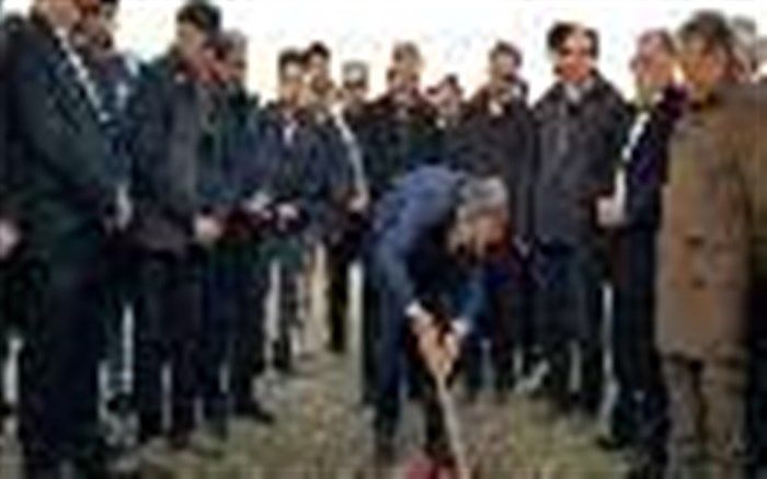 مزرعه پرورش آبزیان کشور در منطقه آزاد ماکو کلنگ زنی شد