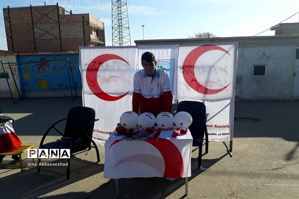 کاروان سلامت هلال احمر روستای ابراهیم آباد پاکدشت