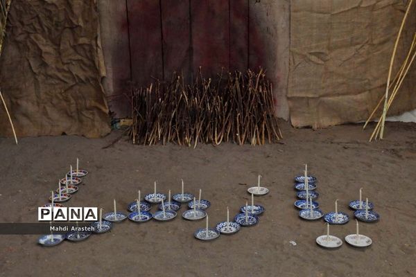 نمایشگاه شهدای جومیان درشهرستان خوسف