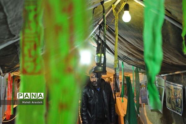 نمایشگاه شهدای جومیان درشهرستان خوسف