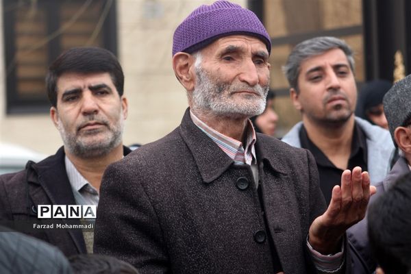 دسته‌ عزاداری هیئت رهروان شهدا به‌مناسبت ایام فاطمیه