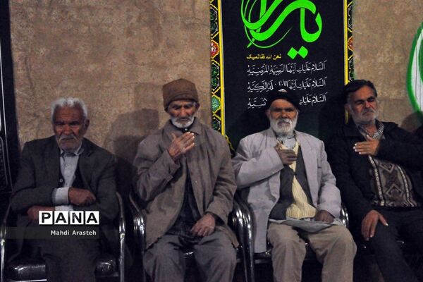 مراسم شام غریبان حضرت فاطمه زهرا(س) در هیات صاحب الزمانی شهرستان خوسف