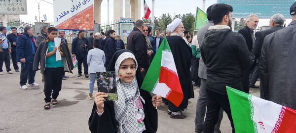 شور و حماسه راهپیمایی 22 بهمن در شهر جعفریه