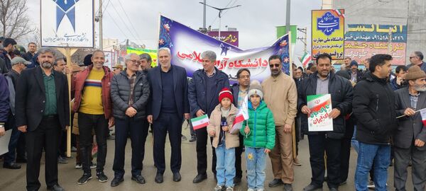 شرکت مردم شهید پرور شهرستان شیروان در راهپیمایی ۲۲ بهمن