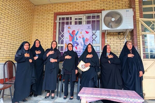 مانور بازگشایی مدارس در باشت 