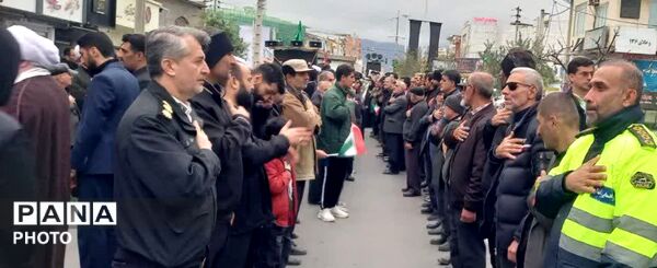 بیعت مردم آق قلا با رهبر جدید