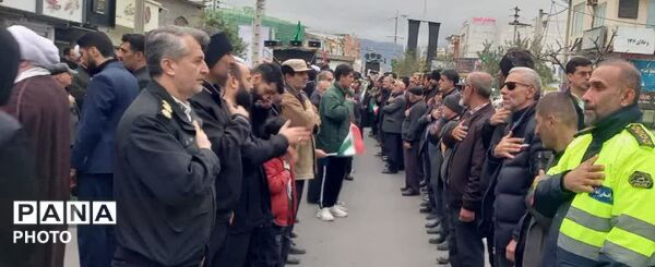 بیعت مردم آق قلا با رهبر جدید