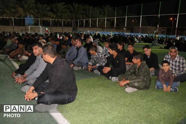 عزای مردم روستای شورآباد نورمحمد در چهلم رهبر شهید انقلاب