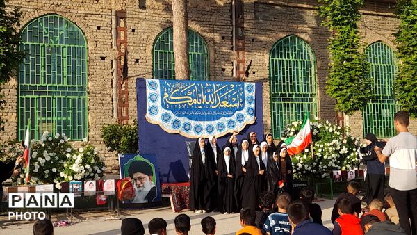 جشن زیبای  میلاد امام رضا(ع)در مسجد چهارده معصوم الغدیر 