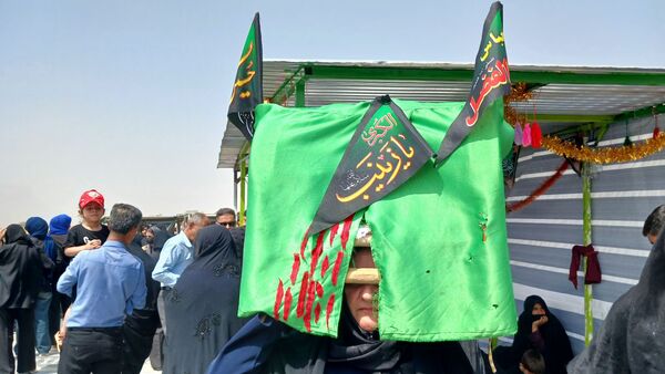 مراسم عاشورای حسینی در گلزار شهدای شهرستان لنده