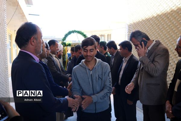 آیین بدرقه کاروان راهیان نور در گله‌دار