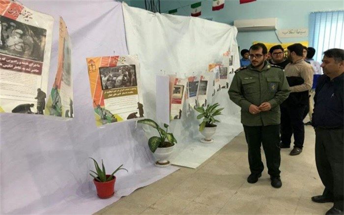 نمایشگاه مدرسه تمدن‌ساز در دبیرستان نواب صفوی بوشهر افتتاح شد