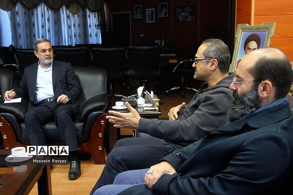 دیدار رامبد جوان با وزیر آموزش و پرورش