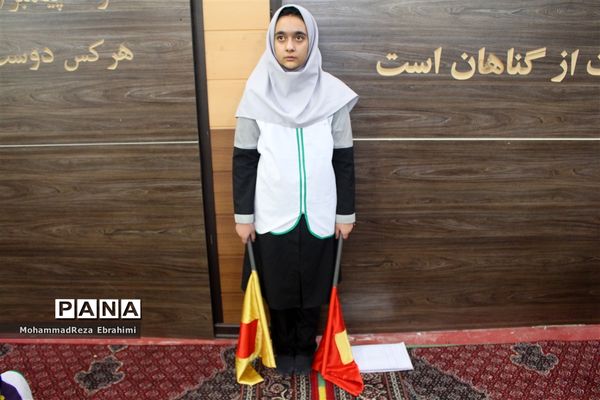 مانور تشکیلاتی پیشتازان سازمان دانش آموزی استان همدان