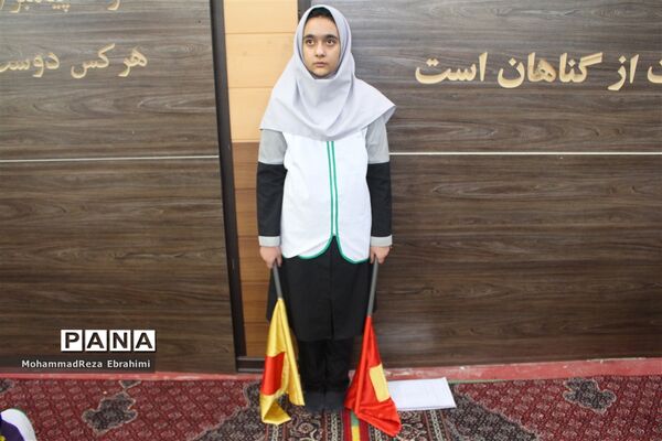 مانور تشکیلاتی پیشتازان سازمان دانش آموزی استان همدان