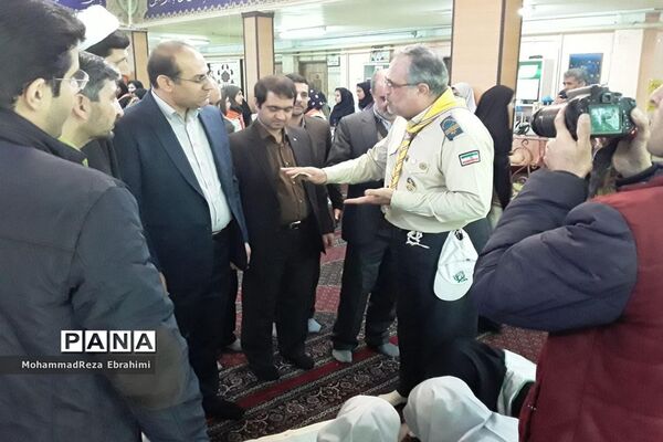 مانور تشکیلاتی پیشتازان سازمان دانش آموزی استان همدان