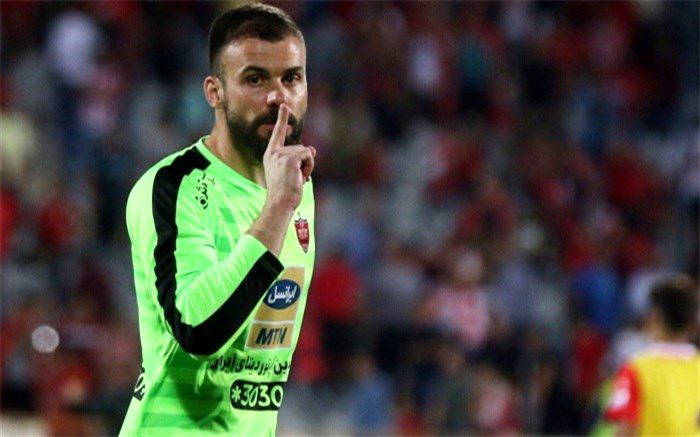 گلر پرسپولیس دیدار با نفت مسجد سلیمان را از دست داد