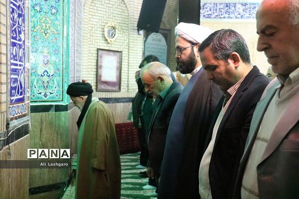 دیدار رئیس سازمان بسیج مستضعفان با آیت‌الله شاهچراغی