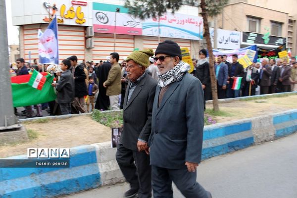 راهپیمایی 22 بهمن در زاهدان