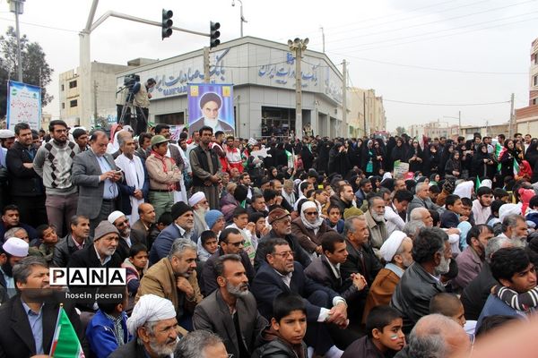 راهپیمایی 22 بهمن در زاهدان