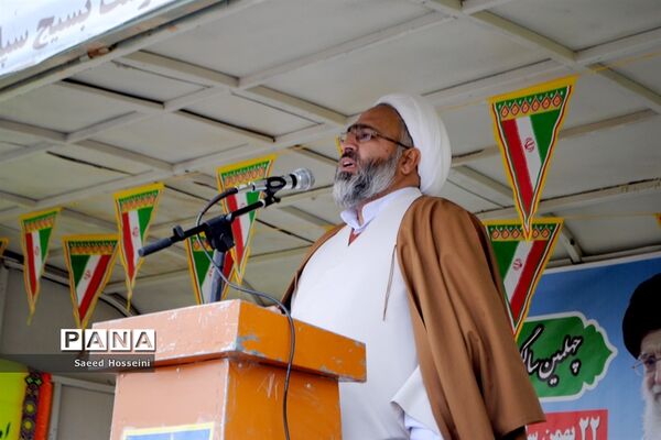 راهپیمایی بزرگ 22 بهمن در شهرستان زیرکوه
