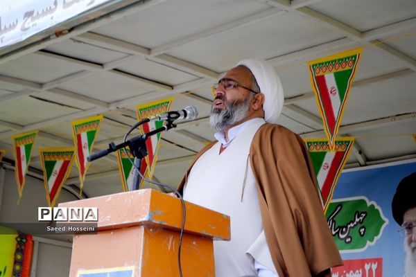 راهپیمایی بزرگ 22 بهمن در شهرستان زیرکوه