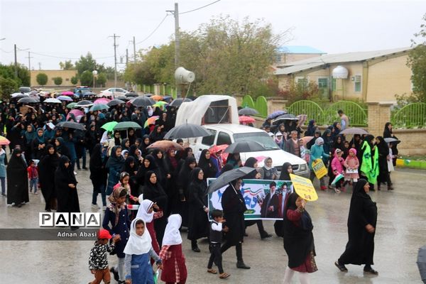راهپیمایی یوم الله ۲۲ بهمن‌ماه در گله‌دار