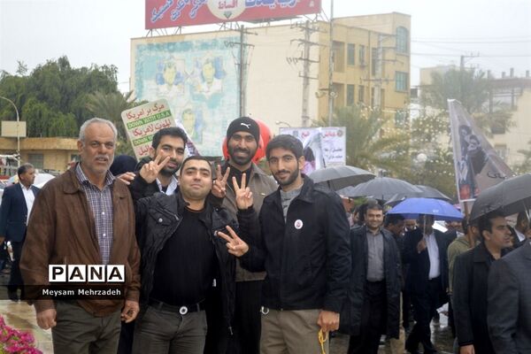 مراسم راهپیمایی 22 بهمن در بوشهر-3