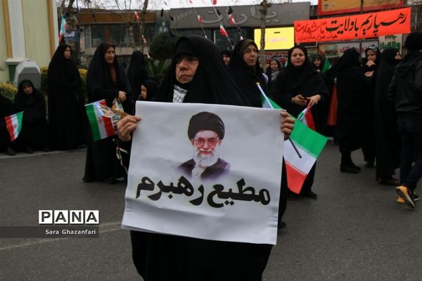 راهپیمایی ۲۲ بهمن در ساری