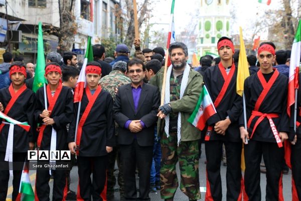 راهپیمایی ۲۲ بهمن در ساری