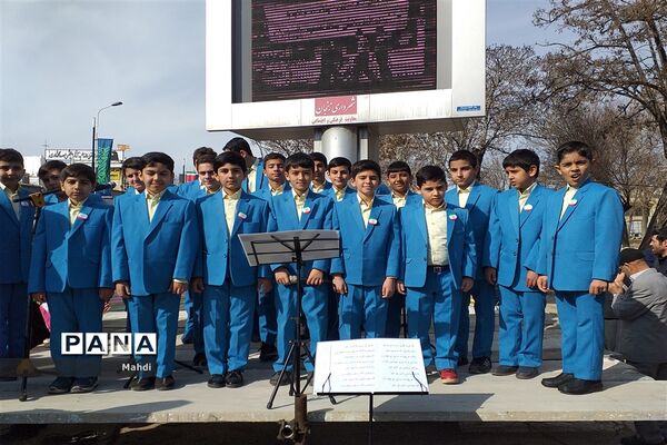 راهپیمایی باشکوه 22 بهمن در زنجان