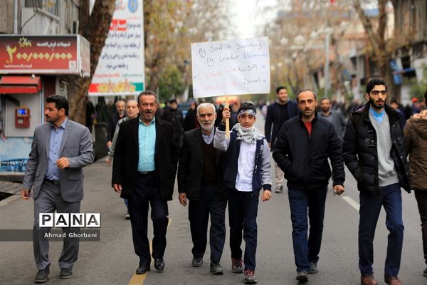 راهپیمایی ۲۲ بهمن در شهر ساری