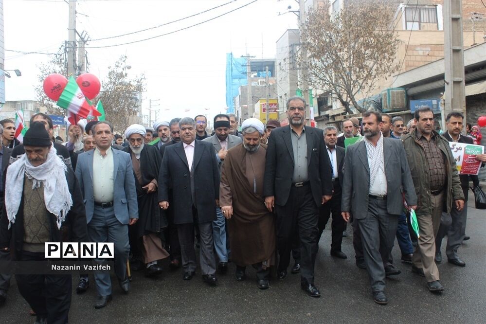 حماسه باشکوه حضورمردم اسلامشهر در راهپیمایی 22 بهمن 97