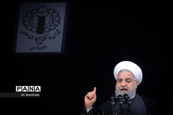 سخنرانی رئیس جمهوری در مراسم ۲۲ بهمن