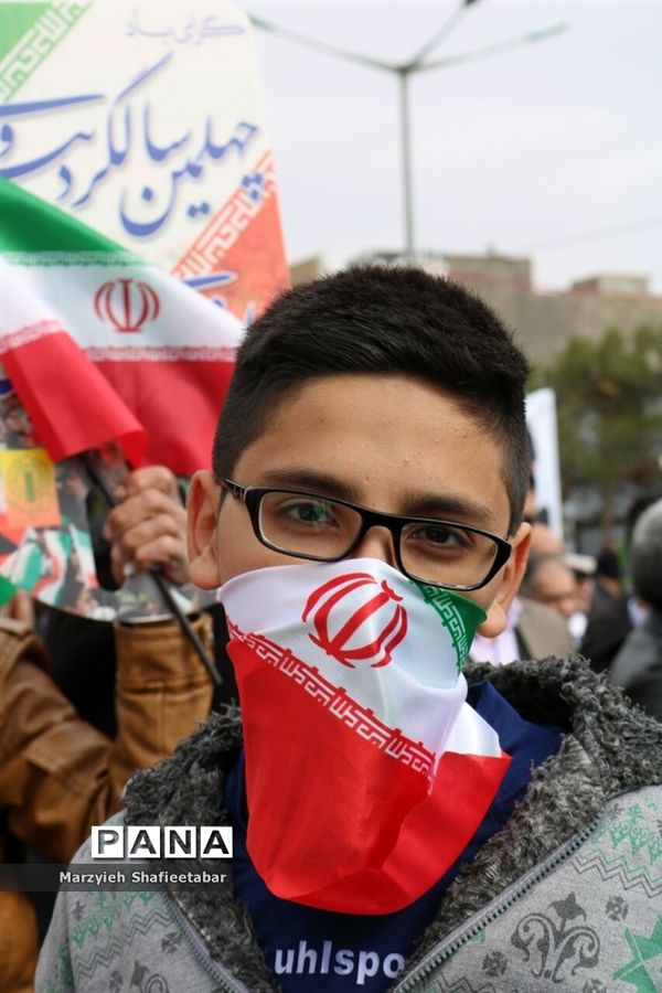 حضور پرشکوه مردم بیرجند در راهپیمایی22بهمن