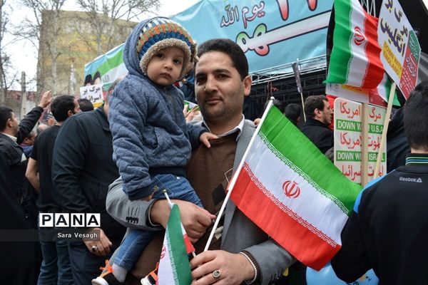 راهپیمایی عظیم  چهلمین سالگرد جمهوری اسلامی ایران در شهریار