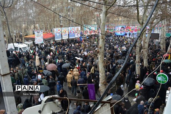 راهپیمایی عظیم  چهلمین سالگرد جمهوری اسلامی ایران در شهریار