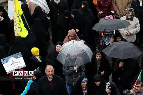 مراسم راهپیمایی 22 بهمن در تهران -1