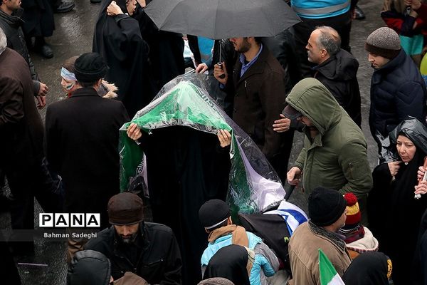 مراسم راهپیمایی 22 بهمن در تهران -1