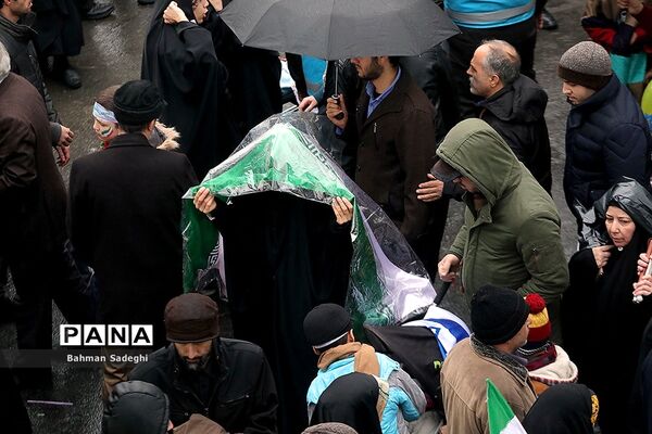 مراسم راهپیمایی 22 بهمن در تهران -1