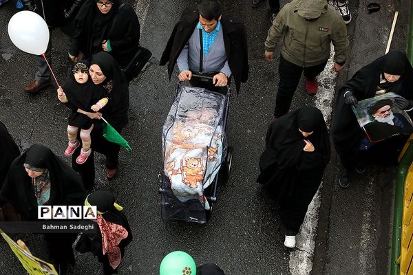 مراسم راهپیمایی 22 بهمن در تهران -1